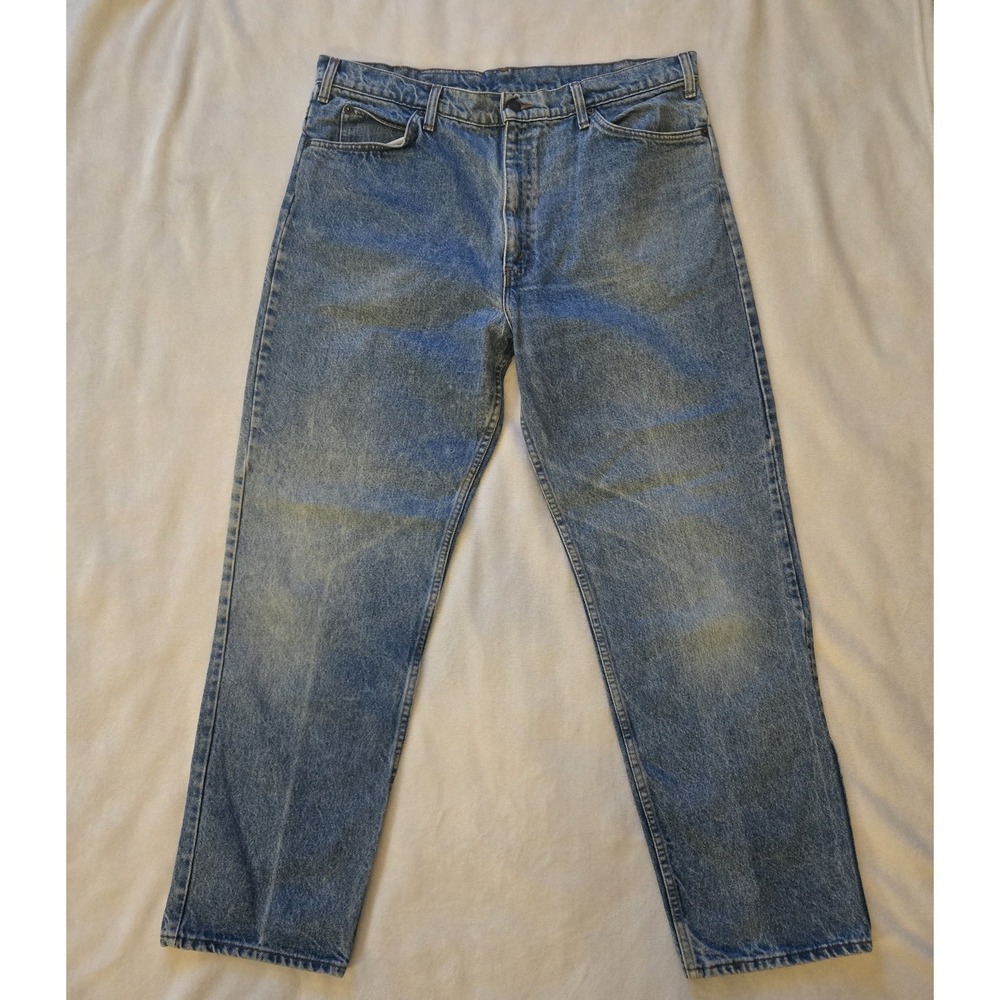VINTAGE Levi's 540 Jeans‎ Mens 38x32 (36x30) Brown Tab Relaxed Fit Denim USA EUC